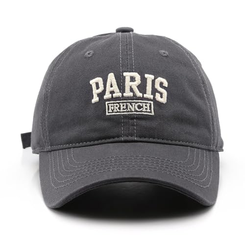 Paris Hat Unisex Baseball Cap Soft Sun Hat Adjustable Trucker Cap