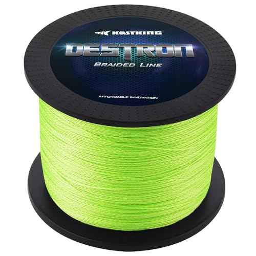 KastKing Destron Braided Fishing Line, Highly Abrasion Resistant, Improved Knot Strength, Ultra-Thin Diameter Superline, Zero Stretch & Memory, CFT ¡°Color Fast Technology¡±, 75% Thinner Than Mono