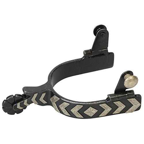 Weaver Leather Ladies' Spur with German Silver Chevron Trim