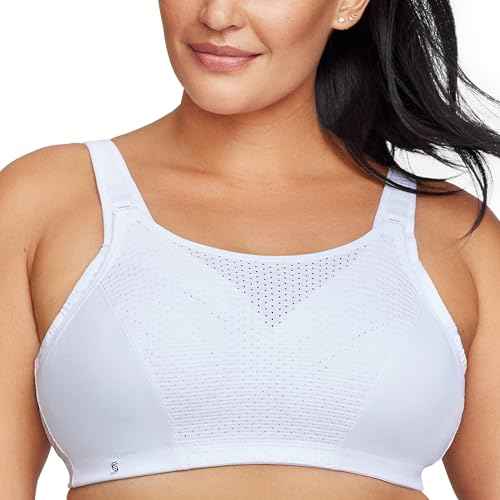 Full Figure Plus Size Custom Control Sports Bra Wirefree #1166