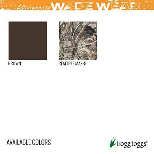 FROGG TOGGS Rana II PVC Bootfoot Camo Waterproof Fishing Chest Wader for Fishing, Cleated Outsole
