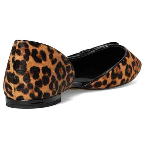 Cole Haan Women's Noella Bow Skimmer, Leopard Print, 7.5-B US