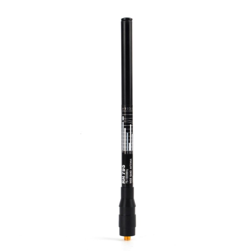 YNIBST Telescopic 70-1000MHz SMA-F Wideband Broadband Antenna for Handheld Ham Radio Two-Way Radios