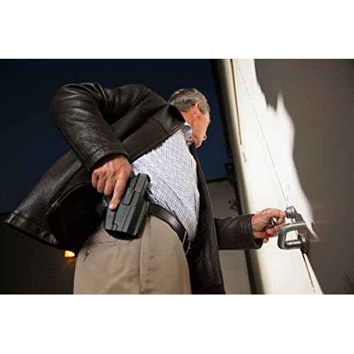 Safariland 578 7TS GLS Pro-Fit, Standard Frame, Sub-Compact Slide, Paddle & Belt Loop Holster, Plain Black, Right Hand