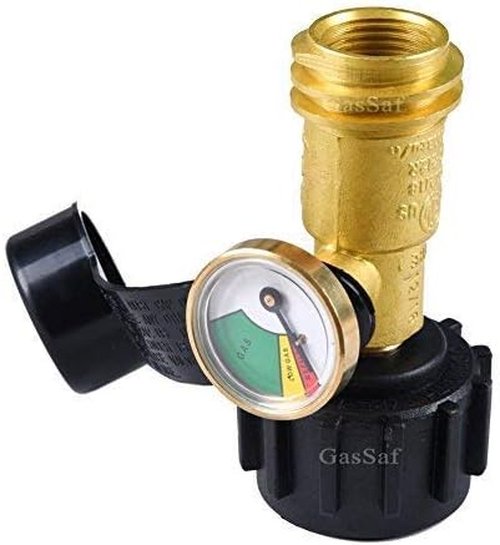 GasSaf Propane Tank Gauge - Universal Leak Detector for QCC1 Type 1 Tanks | Accurate Pressure Meter