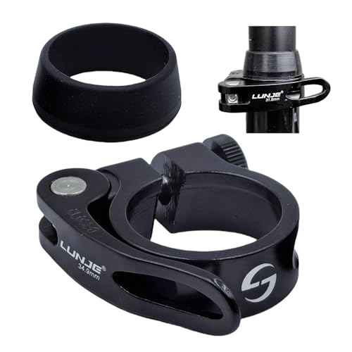 Bike Seat Post Clamp Quick Release Aluminium Alloy Bicycle Seat Clamp Collar 28.6mm 31.8mm 34.9mm