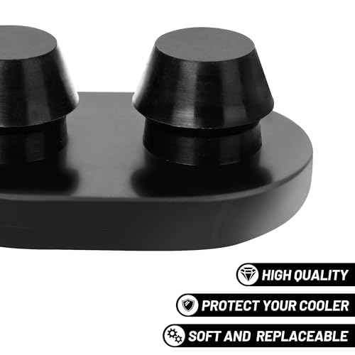 Cooler Feet Replacement, Non-Slip Rubber Feet Compatible with RTIC Coolers, 2 Pack