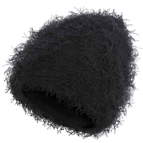 Distressed Beanie, Fuzzy Shiesty Yeat Warm One Size for Men Women Winter Fashion Knit Cap