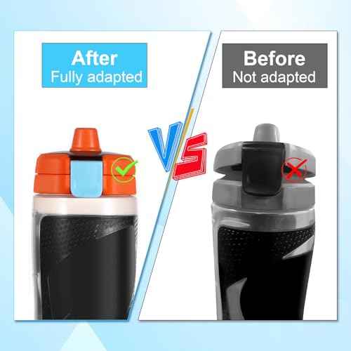 2pcs Replacement Lid Clip, Bottle Clasp for Gatorade GX (Light Blue)