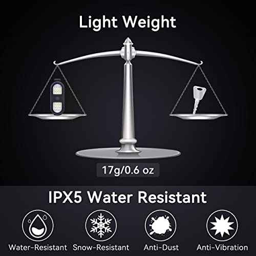 Clip on Flashlight, Running Light for Runners Rechargeable Safety Lights for Walking at Night Portable EDC Flashlight Gift for Runners Hands Free LED Work Light Warning Flashing Camping Hiking Gear