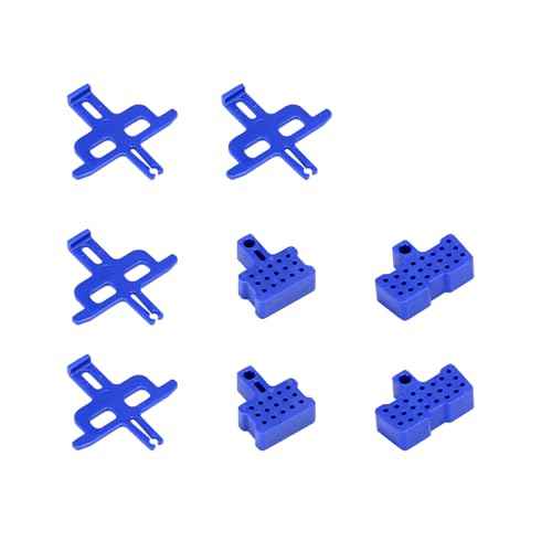 8PCS Bike Hydraulic Disc Brake Bleed Blocks & Spacer, Compatible with Shimano,Tektro,Trp,SRAM,Avid,Zoom and More,2/4-Piston Caliper Blocks for Universal Bike, Mountain/Road Bike