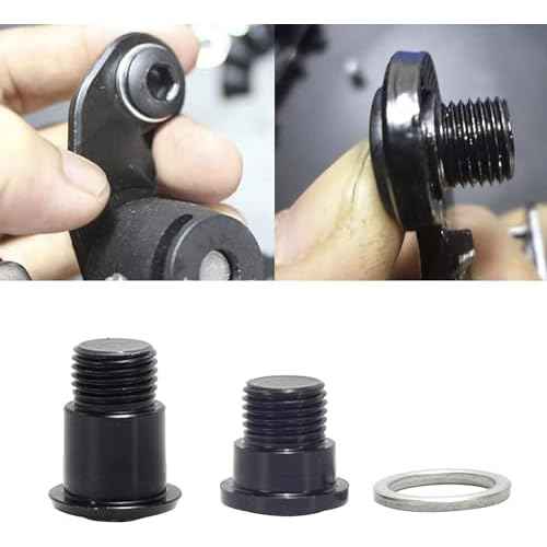 Bicycle Rear Derailleur Screws Steel Black for Bike Rear Derailleur Fixing Bolts Bike Derailleur Screw Mountain Bike Rear Derailleur for Bicycle Wheel Screw Tx35/ Tz50 Rear Bike Derailleurs