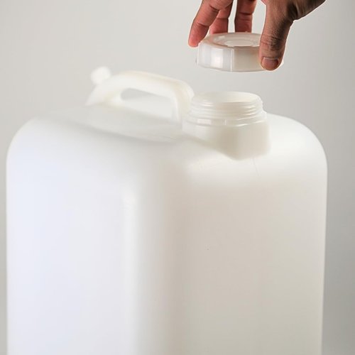 FastRack 5 Gallon Hedpak with Cap | BPA-free, Food-Grade, and Leak-Proof | White Water Container | Ideal for brewing, fermentation, or storage