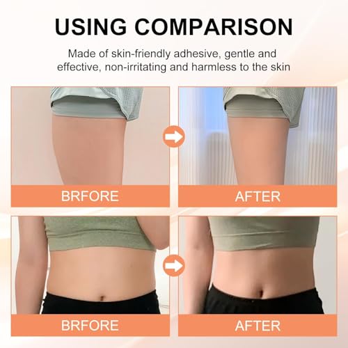 10PCS Hey Nip Thigh Lift Tape, Nip Lift and Glow Patches Legs - Instant Thigh Lift with Invisible Firming Patches, Waterproof Adhesive for Thighs, Stomach, Arms, Anti-Cellulite & Anti-Chafing (1 Box)