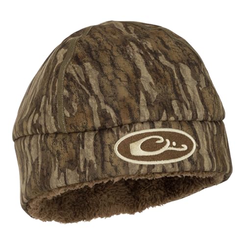 Drake Waterfowl LST Windstopper Beanie - Hunting Warm Cold Weather Windproof Unisex Camouflage Beanie Hat
