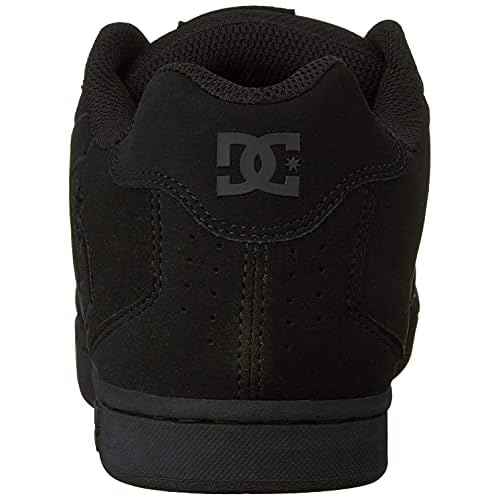 DC mens Net Skate Shoe, Black/Black/Black, 13 US