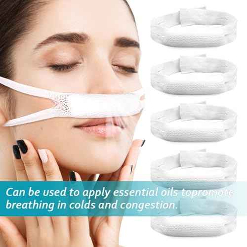 Elastic Nasal Bandage, External Nasal Bandage Elastic Bandage for use After Nasal Surgery Dressing Rack with high Nasal Absorption Capacity (10 Pieces)