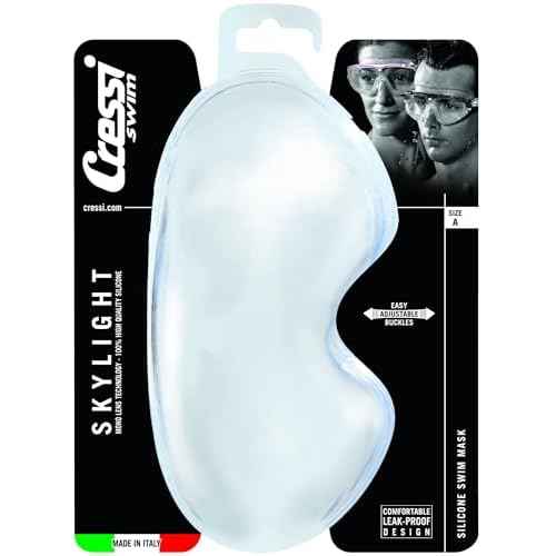 Cressi Adult Wide View Silicone Anti-UV Swimming Mask Skylight: Created in Italy