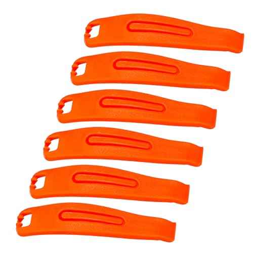 Bike Tire Levers Set ? Ultra Strong & Durable Bicycle Tire Removal Tools, 6-Pack Value Set, Non-Slip Easy Grip, Gentle on Tires & Rims, for Road, MTB, Ebike & Gravel Bikes