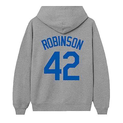Outerstuff Jackie Robinson Brooklyn Dodgers #42 Kids/Little Boys Size Fleece Hoodie (please see size chart in image)