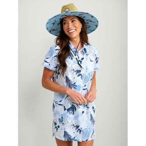 HUK womens Kona Cover-up Dress Lightweight, Quick-dry Beach Cover-up, for Swim, Pool, and Vacation Wear