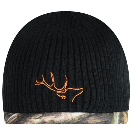 EDTREK Reversible Windproof Fleece Beanie Hat - Warm Winter Hat for Hunting Fishing Camping in Cold Weather