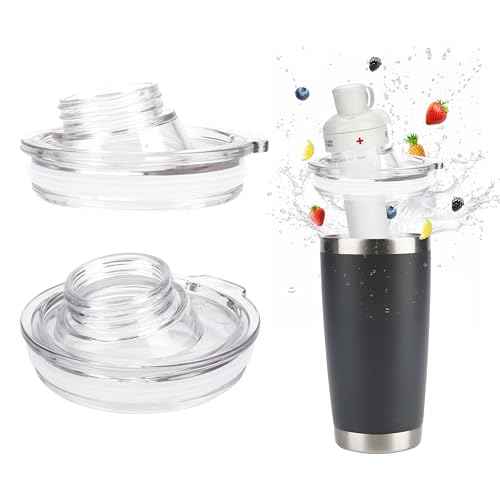 1 Pack Tumbler Adapter - for YETI Rambler 16/20 oz Tumblers & Cirkul Flavors Cartridges, BPA - Free, Leak - Proof (Tumbler & Cirkul not included)