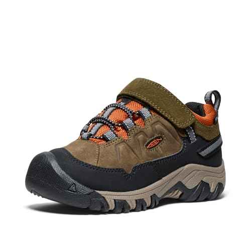 KEEN Unisex-Child Targhee 4 Low Height Durable Comfortable Waterproof Hiking Shoes