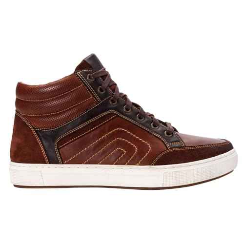 Propet Mens Kenton High Sneakers Shoes Casual - Brown