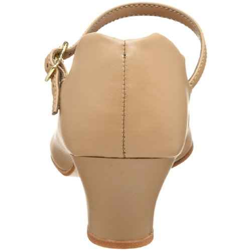 Capezio womens Jr. Footlight Character dance shoes, Caramel, 5.5 US