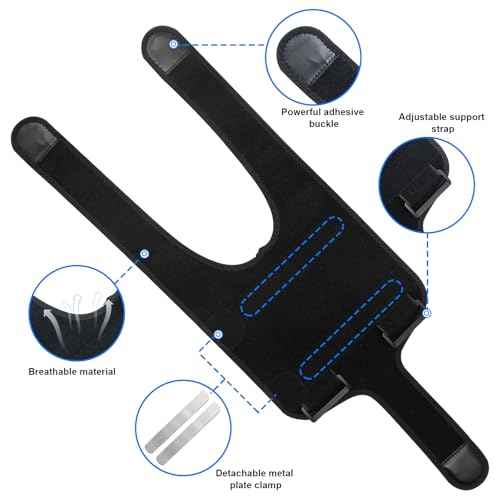 Elbow Brace for Ulnar Nerve Entrapment Splint, Elbow Splint, Cubital Tunnel Brace for Sleeping, Cubital Tunnel Syndrome Adjustable Stabilizer Elbow Support Fits for Men and Women 1 PCS