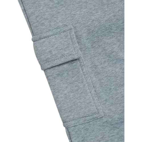 RBX Girls Sweat Set - 2 Piece 1/4 Zip Mock Neck Fleece Pullover Sweatshirt and Matching Cargo Jogger Sweatpants (7-12)