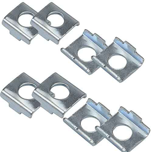 8 Pack Training Wheels Vertical Bracket for Children's Bicycle Stabiliser Support Bar Rod Locating Mount Plate Gasket 23mm+25mm Universal for Kids Bike Auxiliary Rubber Flash Mute Wheel