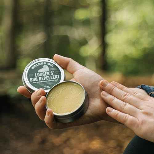 WALRUS OIL - Logger¡¯s Bug Repellent, 2 oz Plant-Based Mosquito Repelling Balm with Cedarwood & Citronella, Deet Free, 100% Vegan, Kid Safe