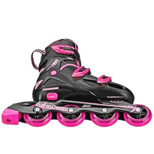 Roller Derby V-Tech 500 Adjustable Performance Inline Skates for Men, Women, Kids, Teens