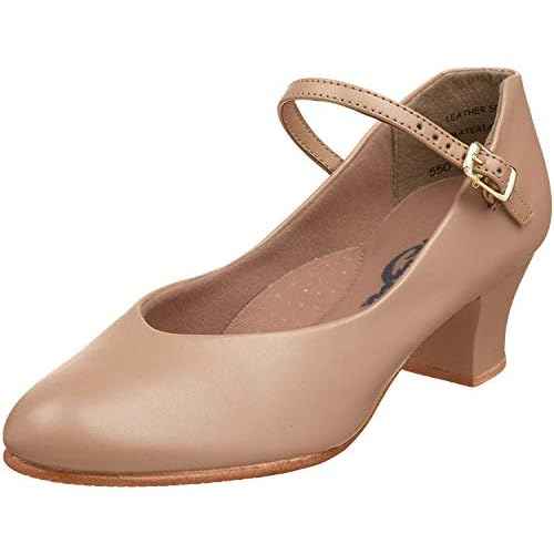Capezio womens Jr. Footlight Character dance shoes, Caramel, 5.5 US