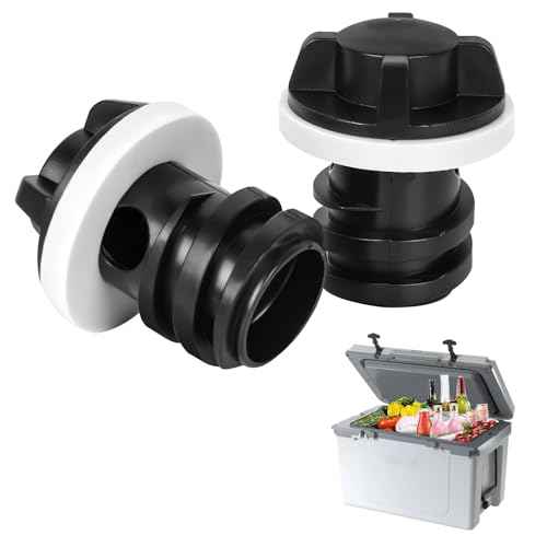 Cooler Drain Plug, 2 Pack Cooler Plug Replacement Parts Accessories Leak-Proof Drain Plugs Compatible with Yeti Roadie, Tundra, RTIC, Tank Coolers