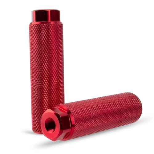 Bike Pegs, Aluminum Anti-Skid BMX Bicycle Foot Pegs for Mountain Bike Cycling, Stunt Pegs Fit 3/8 inch Axles