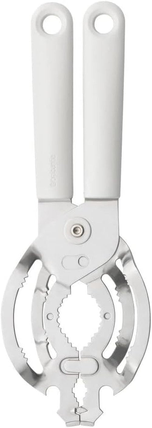 Brabantia Tasty+ Universal Can & Bottle Opener - Easy Grip Design for All Cap Sizes | Light Grey