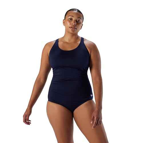 Speedo Women's Swimsuit One Piece Endurance Ultraback Solid Contemporary Cut
