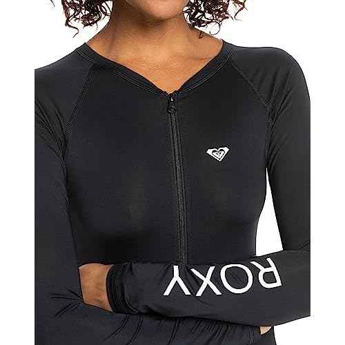 Roxy Long Sleeve Zip-up Rashguard ? UPF 50+, Surf, Hiking, Quick-Dry Swim Shirt
