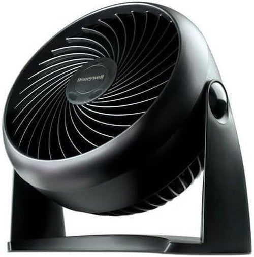 Honeywell Turbo Force Table Fan - 11 Inch, 3 Speed, 90 Degree Pivot - Sleek Black Design