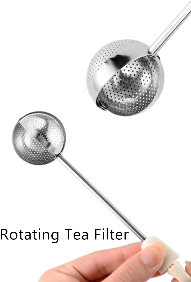 Regine Switzerland Sugar Shaker Duster Wand - Stainless Steel Flour & Spice Dispenser | Easy One-Handed Operation (White)