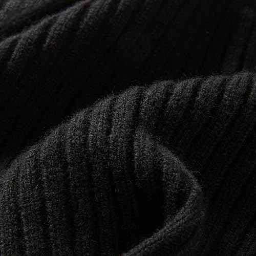 100% Merino Wool Fisherman Beanie Hat, Unisex Warm Winter Hats, Soft Breathable Knitted Short Cuffed Cap