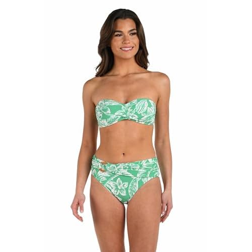 La Blanca Womens Bandeau Bikini Swimsuit Top