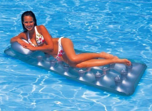 Intex Recreation 58894E 18-Pocket Suntanner Lounge Chair - Comfortable Pool Float
