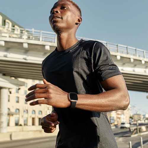 Maledan Braided Stretchy Band Compatible for Fitbit Sense/Versa 3/4 and Sense 2, Soft Elastic Strap Bracelet Wrist Bands for Smart Watch, Accessory for Men and Women