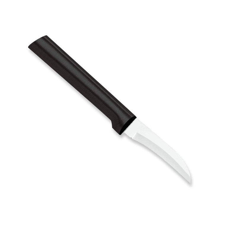 Rada Cutlery Granny Paring Knife (W200), 2.38" Stainless Steel Serrated Blade, Black Handle, Pack of 2