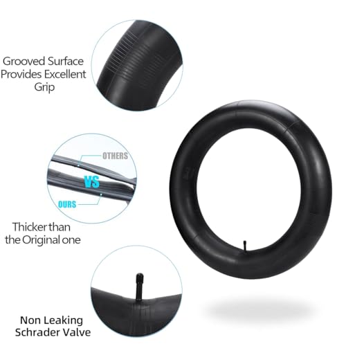 20x4.0 Fat Bike Tubes(2-Pack) with AV35 Schrader Valve - Ideal for Fat Tire Electric Bikes and Mountain Bicycles(Includes 2 Tire Levers)