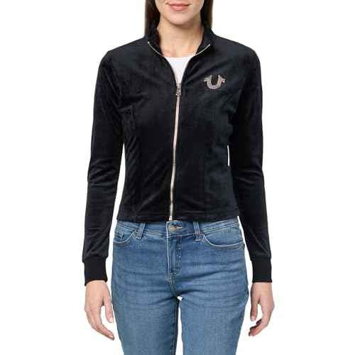 True Religion TR Velour Tracksuit Jacket for Women